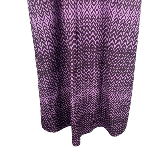 Prana Sol Cora Dress Size S Violet Chevron Print Yoga‎ Athleisure Comfort Beach - Picture 10 of 13